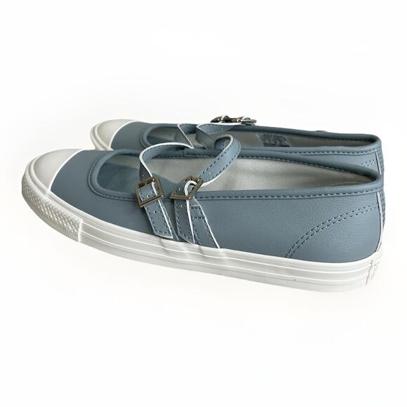 Converse Chuck Taylor All Star Dainty Mary Jane Women Sz 7 Teal Blue White Shoes - Picture 3 of 9